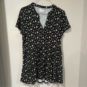 Wonderly Black and White Floral Tunic